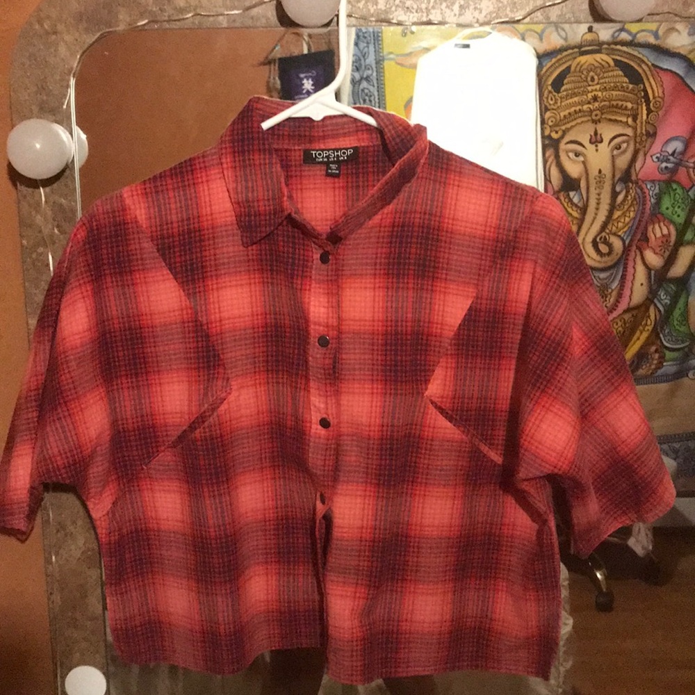 Crop top flannel